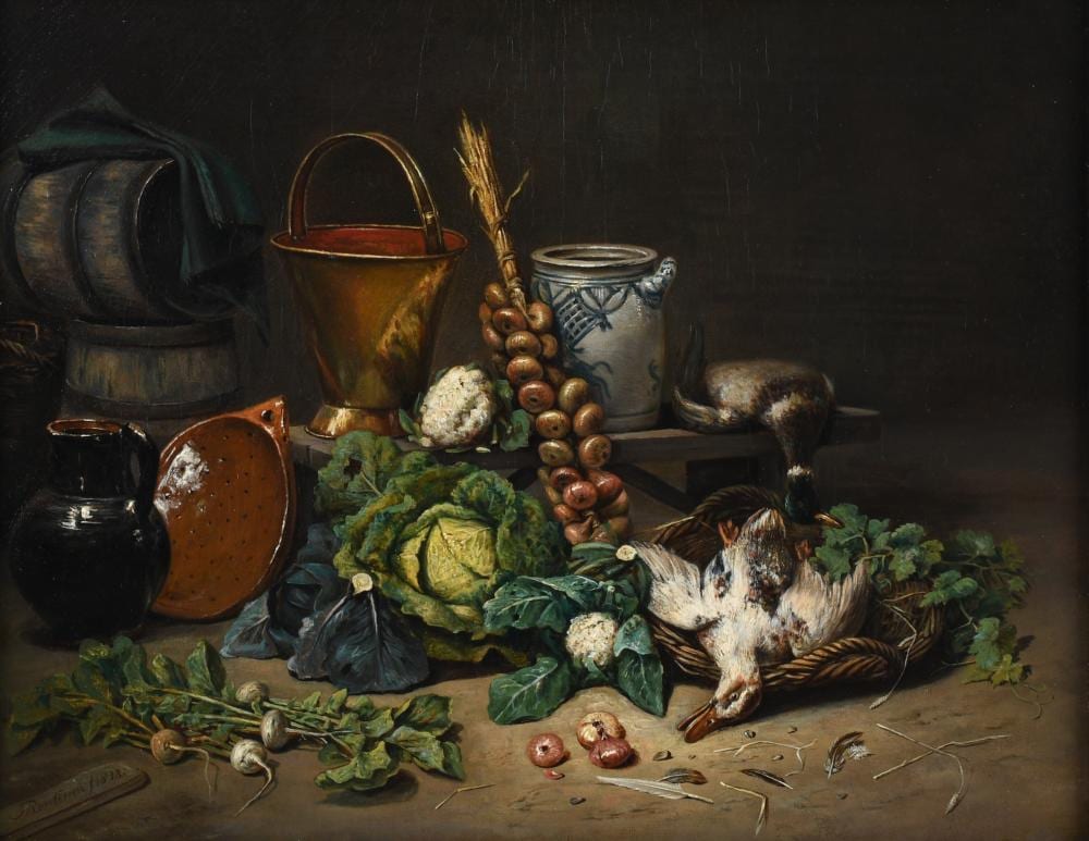 Johannes Joseph Destrée comparable auction result: johannes jan rentinck dutch 1798 1846 still life 1838 oil on canvas 14 x 17 in 35 6 x 43 2 cm frame 17 3 4 x 23 3 8 in 45 1 x 59 4 cm