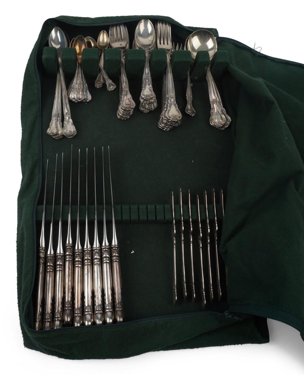 Gorham Silver comparable auction result: gorham silver chantilly part flatware service