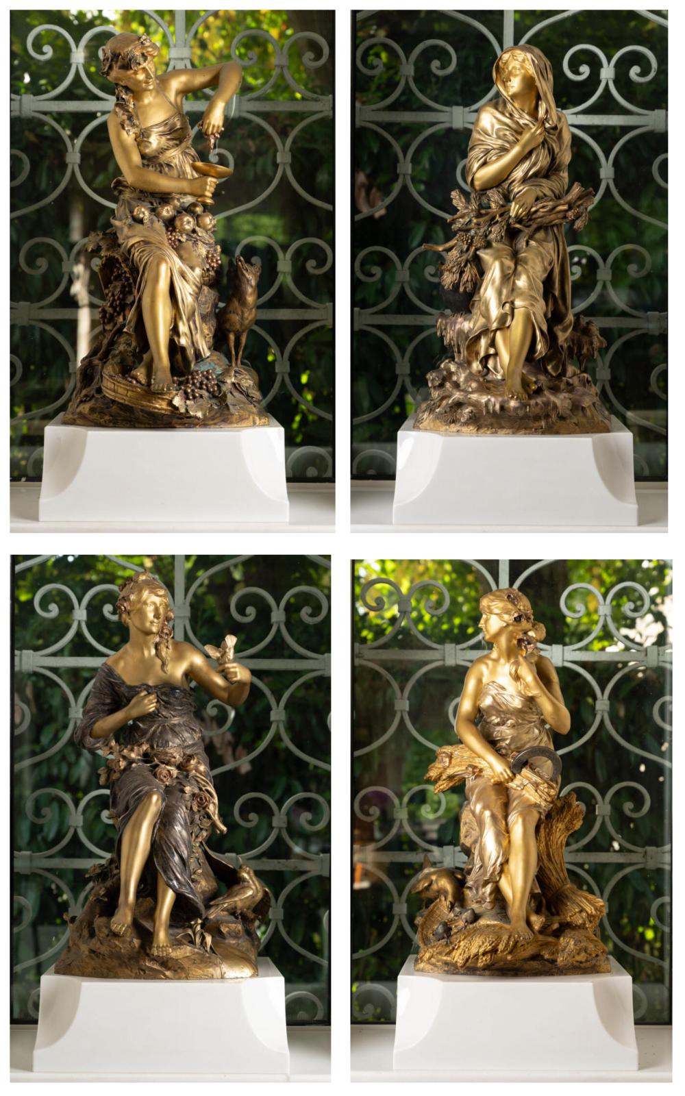 Joseph Nuyttens comparable auction result: joseph jean baptiste dit chaumet 1852 1928 all gorie des quatre saisons le printemps l et l automne l hiver