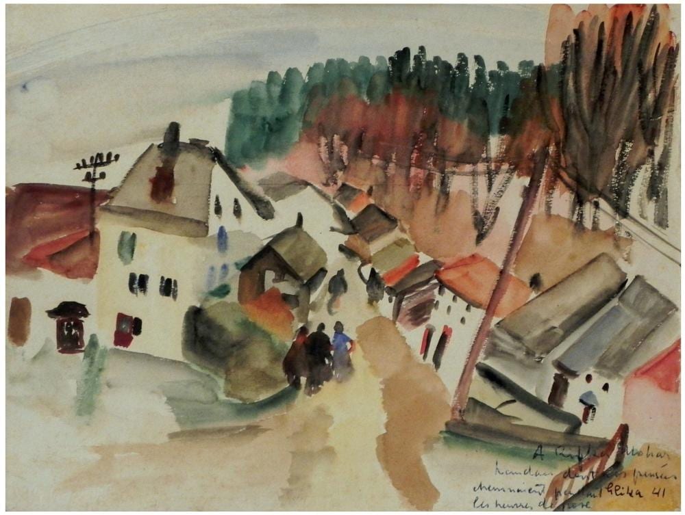 glika milbauer polish belgian french israeli ca 1900 1980 · Yair Art Gallery · 2025-11-01 Glika Milbauer comparable auction result: glika milbauer polish belgian french israeli ca 1900 1980