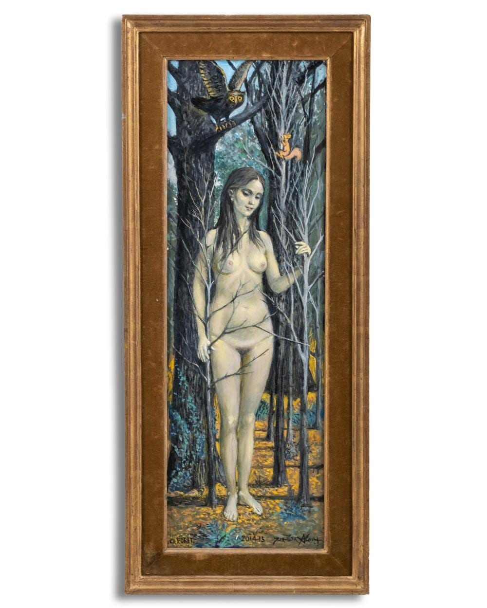 Jean-Pierre (2) Alaux comparable auction result: jean pierre alaux the forest signed surrealist oil on panel painting