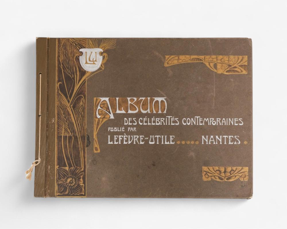 LU Lefèvre-Utile Art Nouveau Trade Card Album, c.1900 sold by Collective Hudson, LLC, lot 457 — auction record photograph