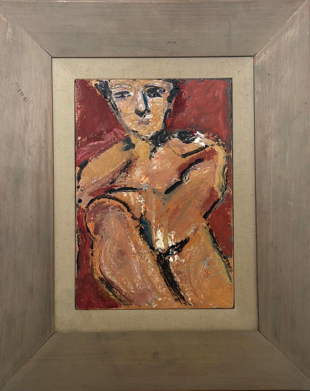 David Nash comparable auction result: david nash 1955 australia figure study