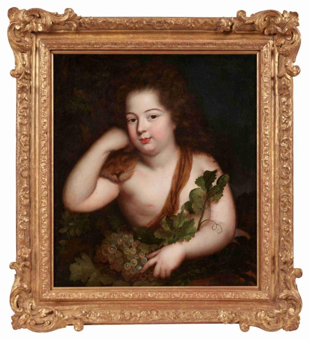 Jean Nocret comparable auction result: jean nocret 1615 1672 entourage de ecole fran aise du xviie si cle p