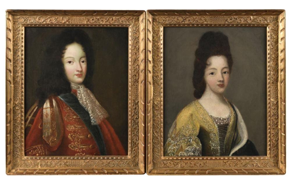 pierre gobert suiveur de ecole fran aise vers 1700 paire de portraits · Osenat · 2025-11-09 Pierre Gobert comparable auction result: pierre gobert suiveur de ecole fran aise vers 1700 paire de portraits