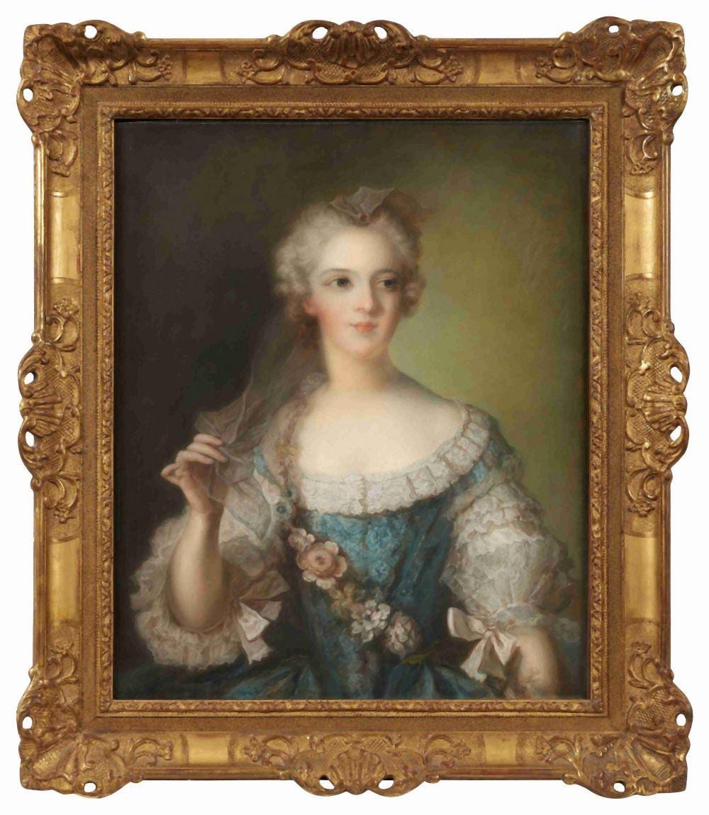 Jean-Marc Nattier comparable auction result: jean marc nattier 1685 1766 d apr s portrait de sophie philippine elis