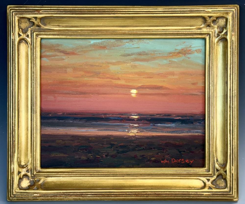 William Ballantine Dorsey comparable auction result: william dorsey painting california coastal sunset