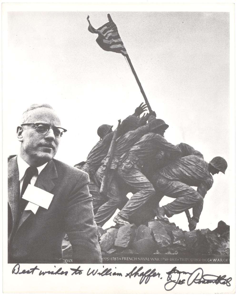 Joe (1931) Rosenthal comparable auction result: iwo jima joe rosenthal