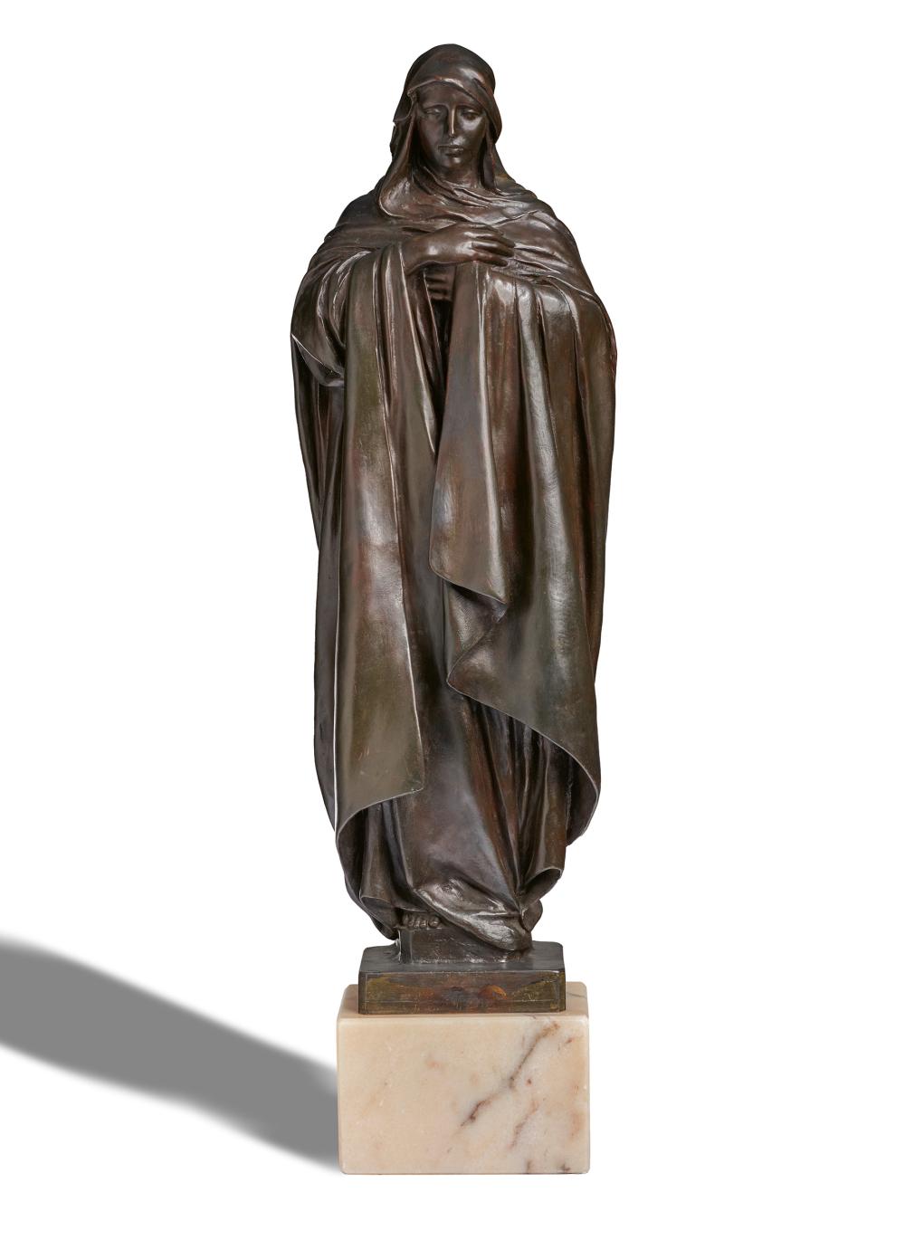 bertram mackennal 1863 1931 figure from the tomb of king edward vii and queen alexandra also known as madonna and symbolist figure conceived c1919 26 cast c1980 · Menzies · 2025-11-19 Bertram Mackennal comparable auction result: bertram mackennal 1863 1931 figure from the tomb of king edward vii and queen alexandra also known as madonna and symbolist figure conceived c1919 26 cast c1980
