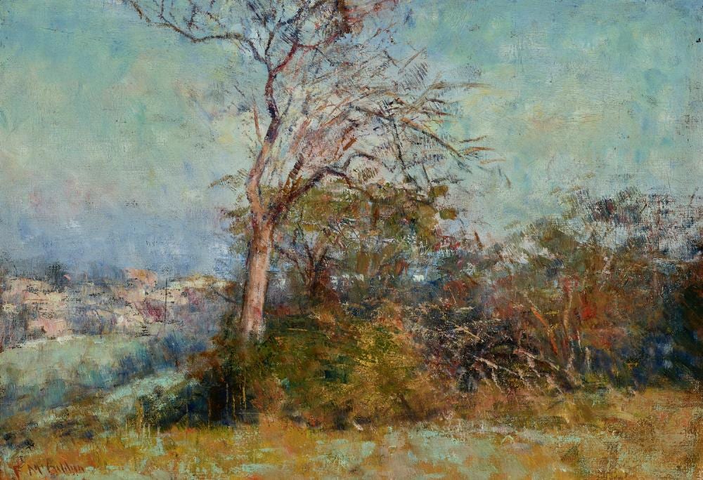 Frederick McCubbin comparable auction result: frederick mccubbin 1855 1917 autumn afternoon 1915