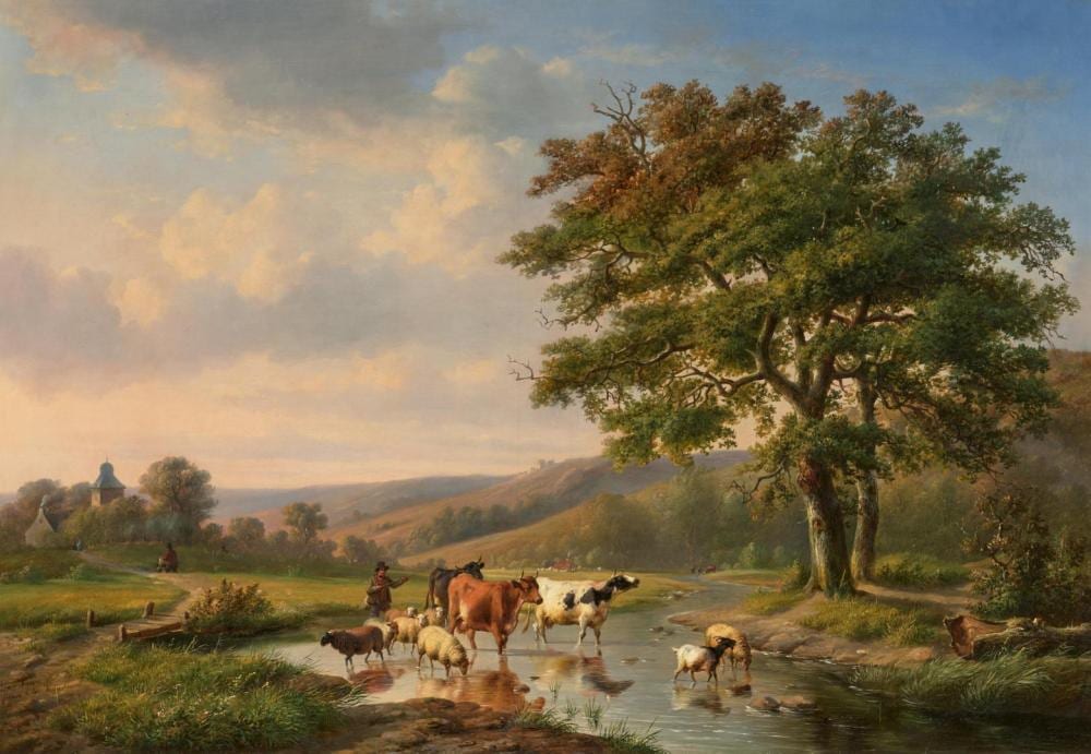 louis pierre verw e and eug ne verboeckhoven wide valley landscape with shepherd and his flock · Van Ham Kunstauktionen · 2025-11-21 Louis Pierre Verwée comparable auction result: louis pierre verw e and eug ne verboeckhoven wide valley landscape with shepherd and his flock