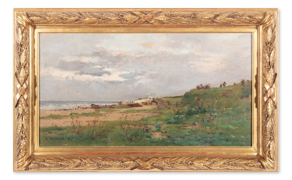 Pierre Emmanuel Damoye comparable auction result: pierre emmanuel damoye france french 1847 1916 landscape in brittany