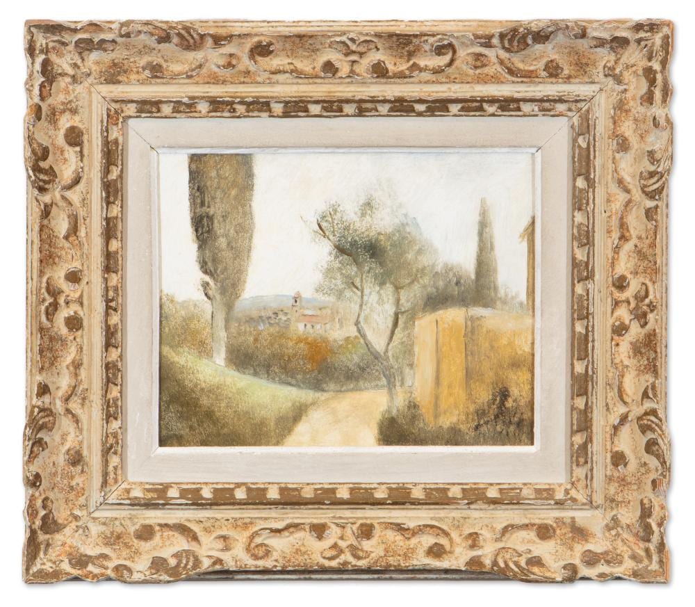 Otakar Kubín comparable auction result: otakar kub n othon coubine czech bohemian 1883 1969 landscape with church in provence
