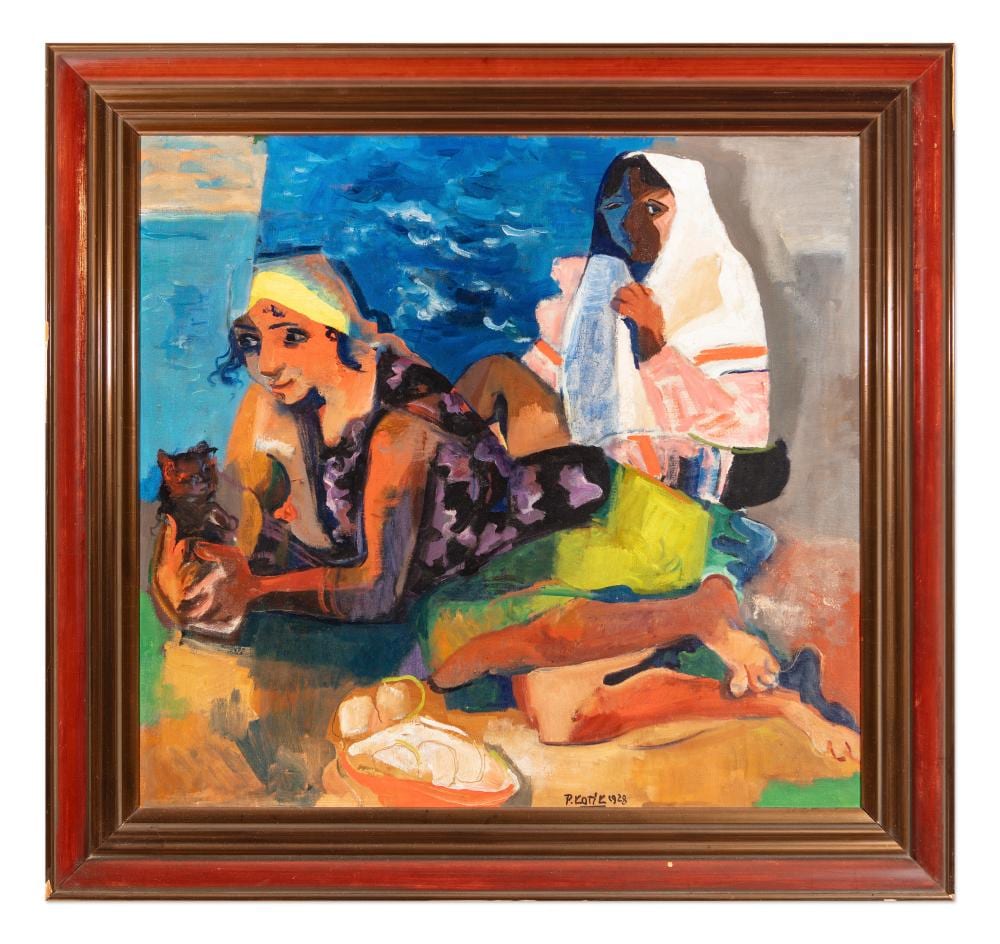 Pravoslav Kotík comparable auction result: pravoslav kot k czech bohemian 1889 1970 two gypsies