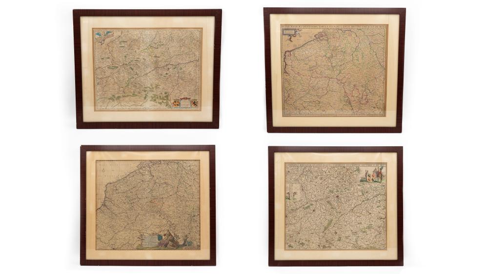 Justus Danckerts comparable auction result: justus danckerts 1635 1701 and frederik de wit ca 1630 1706 a composed lot of four antique maps