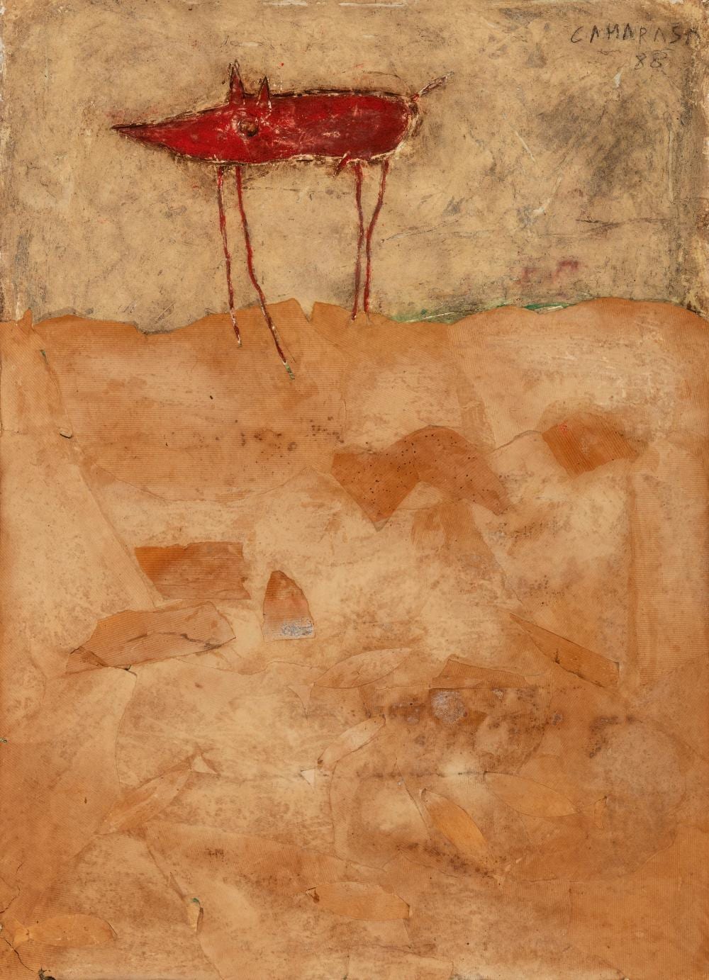 antoni camarasa benseny santalinya lleida 1957 untitled 1988 mixed media on collage signed and dated in the upper right corner · Setdart Auction House · 2025-11-20 Antoni Camarasa comparable auction result: antoni camarasa benseny santalinya lleida 1957 untitled 1988 mixed media on collage signed and dated in the upper right corner