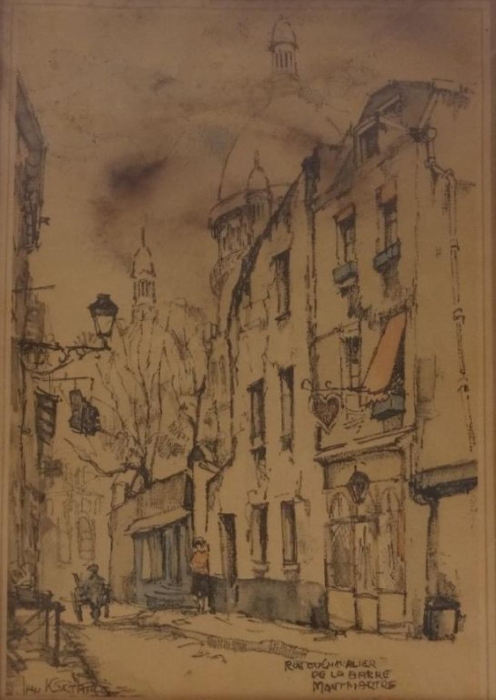 Johannes Korthals comparable auction result: jan korthals 1916 1972 color print
