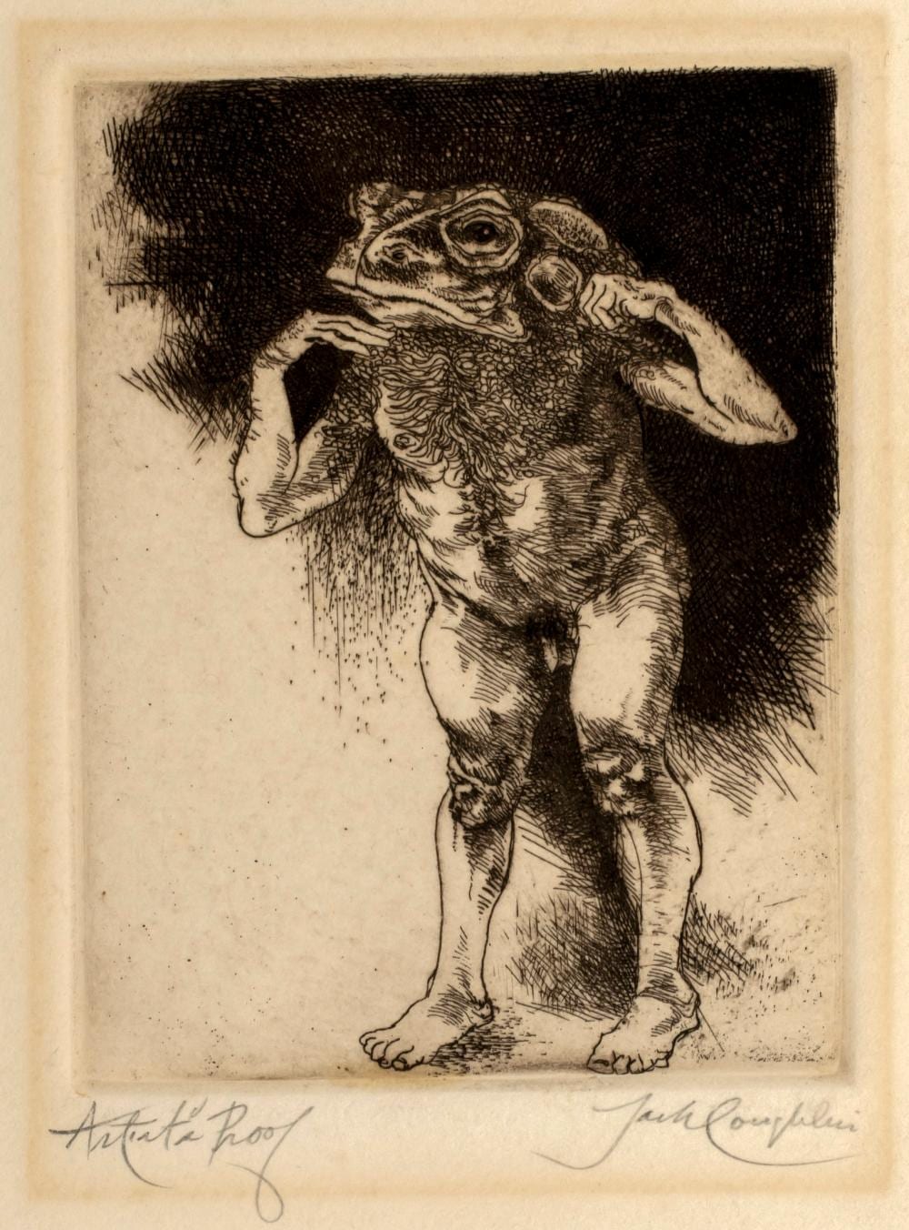 Jack Coughlin comparable auction result: jack coughlin 1932 2025 etching from grotesques signed artist s proof 1970