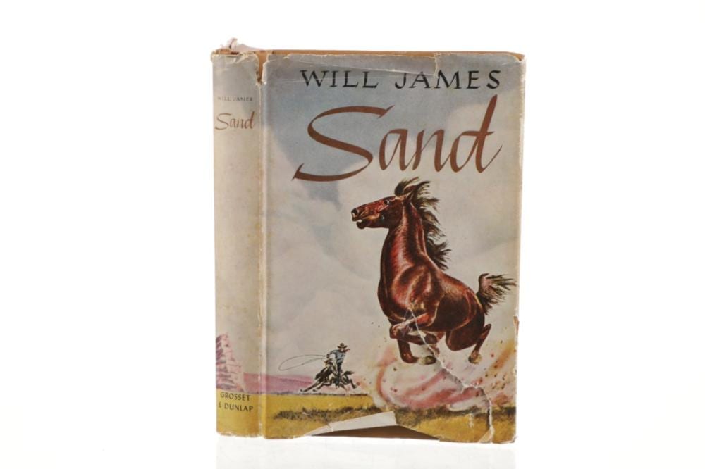 Will James comparable auction result: 1929 first edition sand by will james