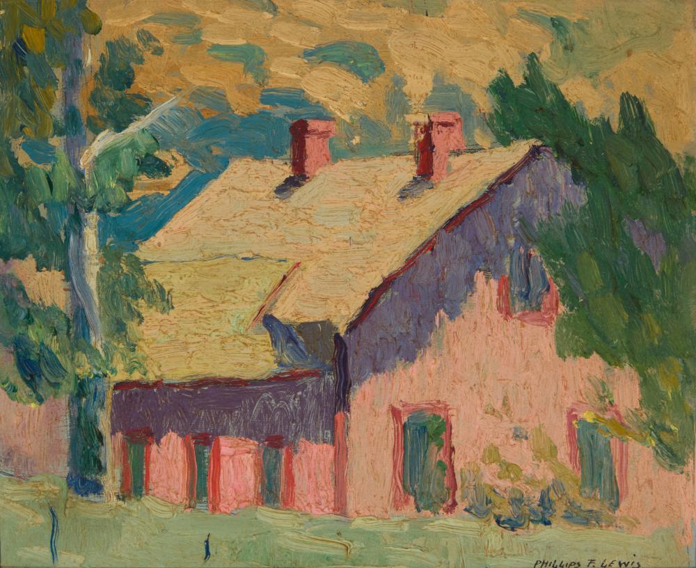 Phillips Frisbie Lewis comparable auction result: phillips frisbie lewis 1892 1930 old pink house duncan mills california 1928