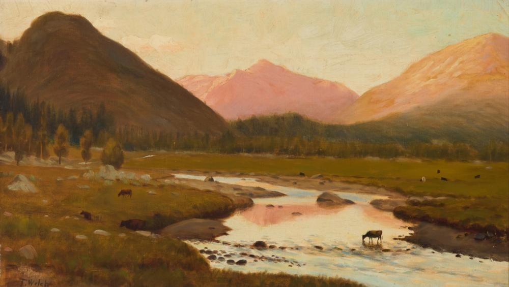 thaddeus welch 1844 1919 san geronimo valley · John Moran Auctioneers · 2025-11-18 Thaddeus Welch comparable auction result: thaddeus welch 1844 1919 san geronimo valley