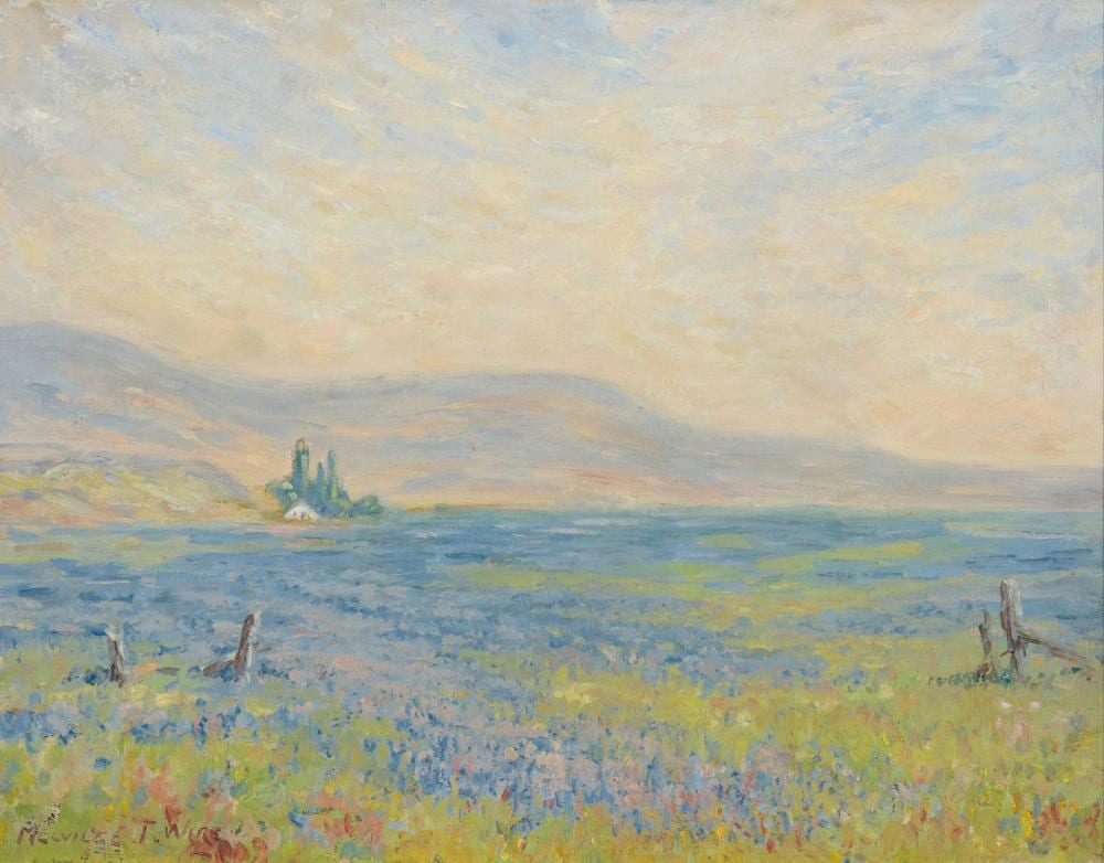 melville thomas wire 1877 1966 flowering field · John Moran Auctioneers · 2025-11-18 Melville Thomas Wire comparable auction result: melville thomas wire 1877 1966 flowering field
