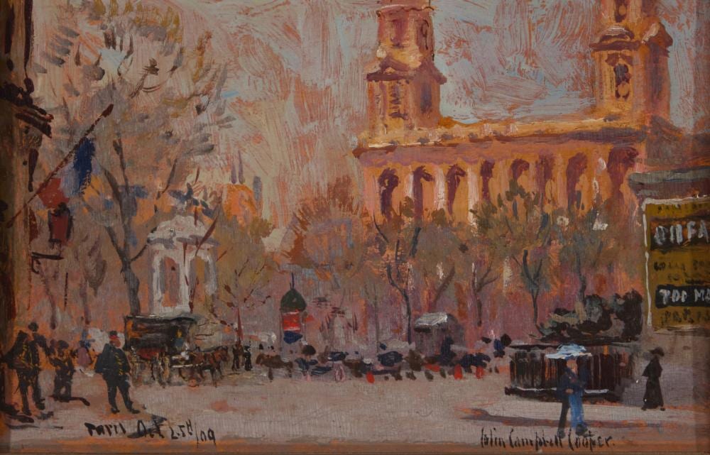 Colin Campbell Cooper comparable auction result: colin campbell cooper 1856 1937 st sulpice paris 1909