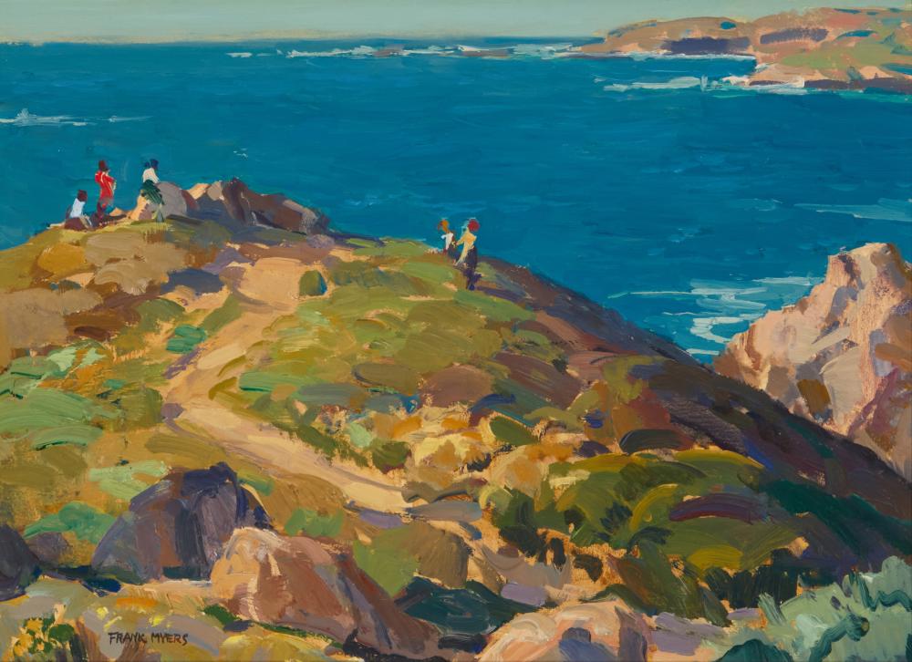 Frank Harmon Myers comparable auction result: frank harmon myers 1899 1956 picnic by the sea