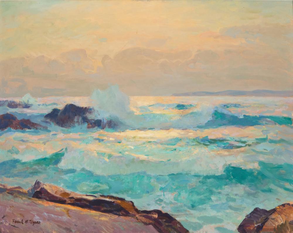 Frank Harmon Myers comparable auction result: frank harmon myers 1899 1956 the bay at evening
