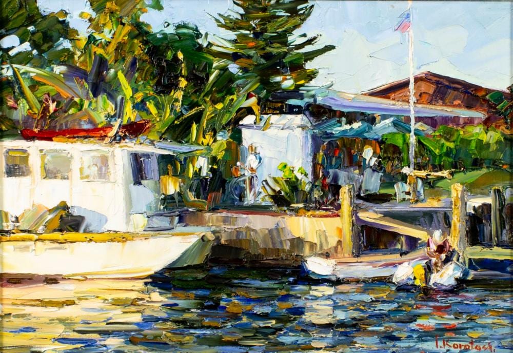 IGOR KOROTASH comparable auction result: ihor korotash ny ukraine b 1957 acrylic painting