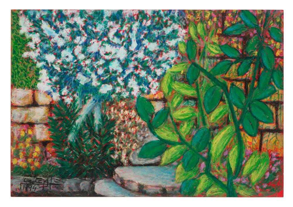 Aref El Rayess comparable auction result: aref el rayess 1928 aley 2005 aley untitled acrylic and pastel on p