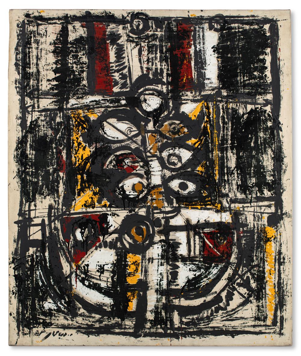 Massoud Arabshahi comparable auction result: massoud arabshahi 1935 tehran 2019 tehran untitled oil on canvas47