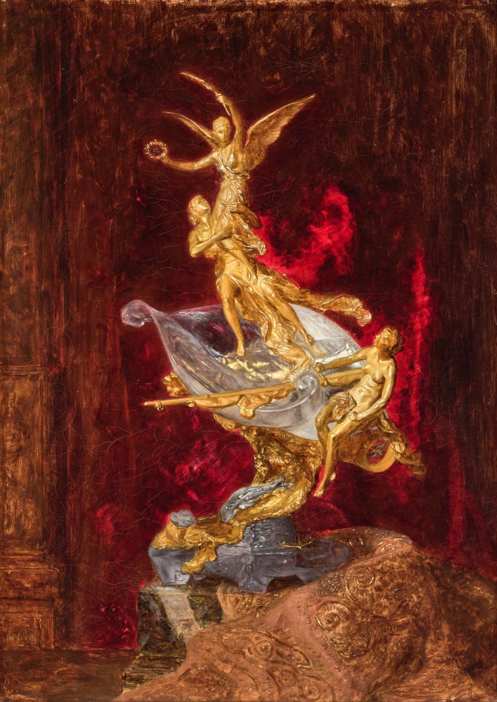 Blaise-Alexandre Desgoffe comparable auction result: blaise alexandre desgoffe paris 1830 1901 nature morte la victoire de
