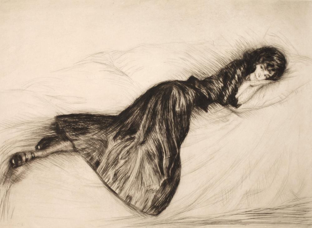 Otto (1868) Goetze comparable auction result: otto goetze liegende dame