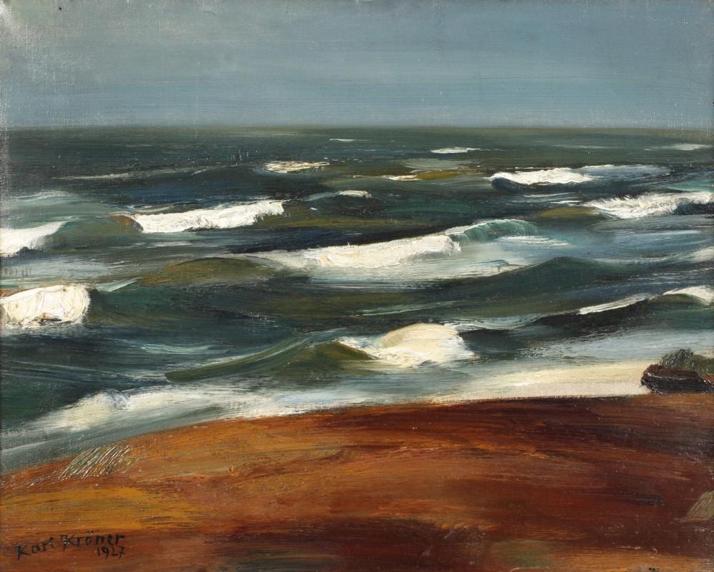 Karl Kröner comparable auction result: karl kr ner brandung ii