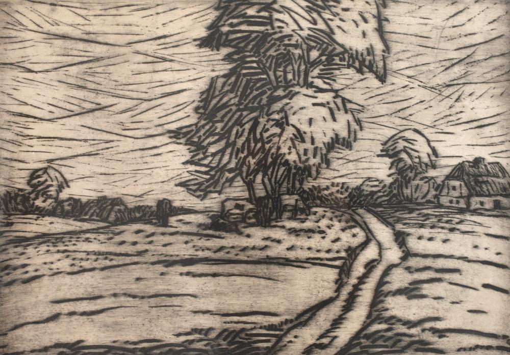 Otto Lange comparable auction result: otto lange landschaft 7