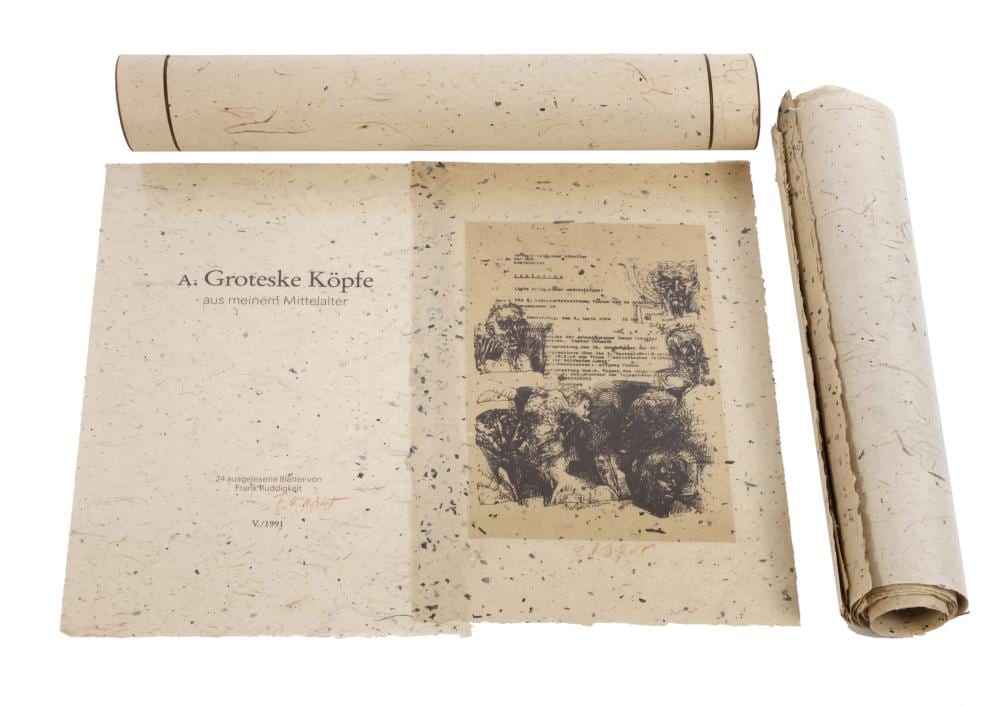 frank ruddigkeit groteske k pfe · Auktionshaus Mehlis GmbH · 2025-11-22 Frank Ruddigkeit comparable auction result: frank ruddigkeit groteske k pfe