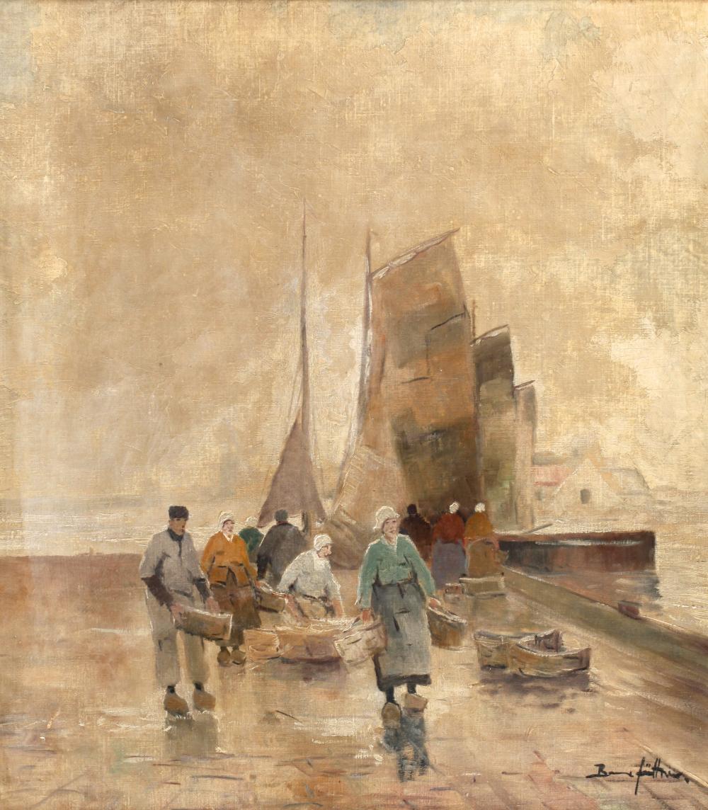 Bruno Jüttner comparable auction result: bruno j ttner morgens am kai