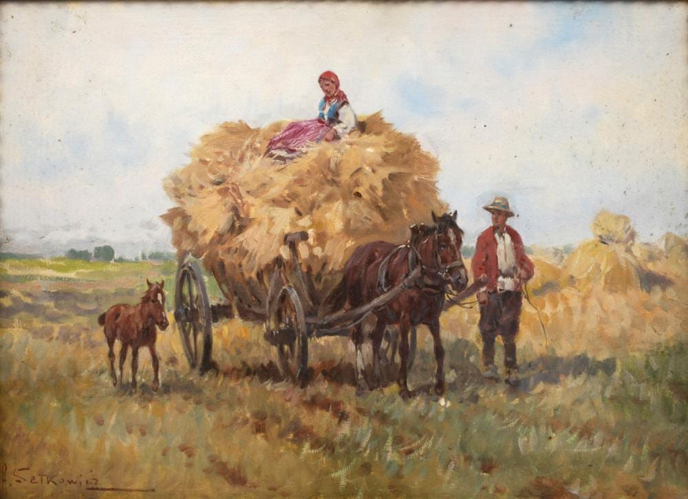 adam setkowicz auf dem heimweg · Auktionshaus Mehlis GmbH · 2025-11-22 Adam Setkowicz comparable auction result: adam setkowicz auf dem heimweg