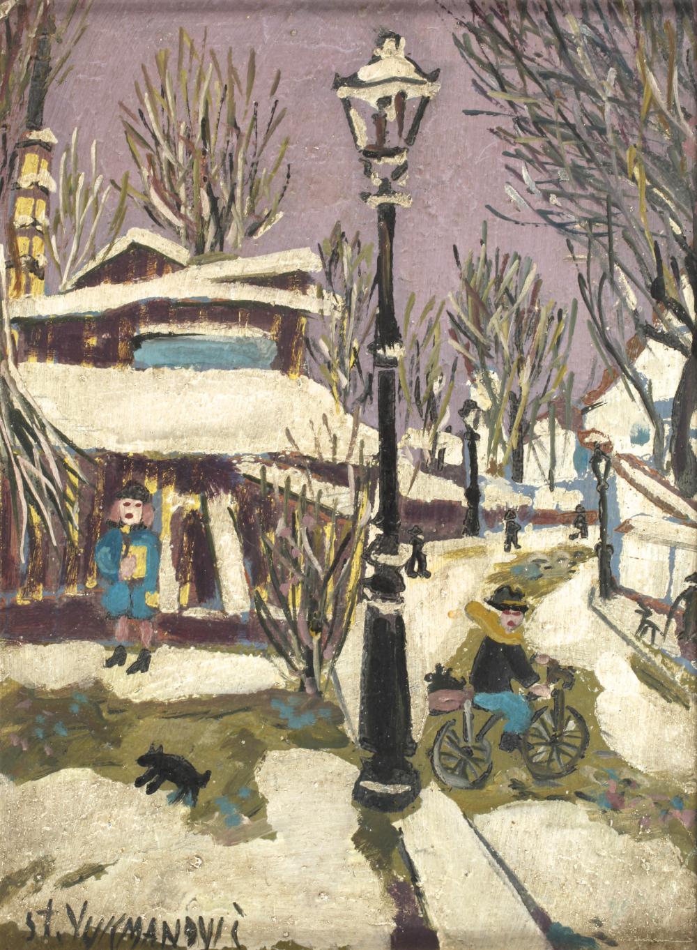 Stevan Vukmanovic comparable auction result: stefan vukmanovic winterliche stra e