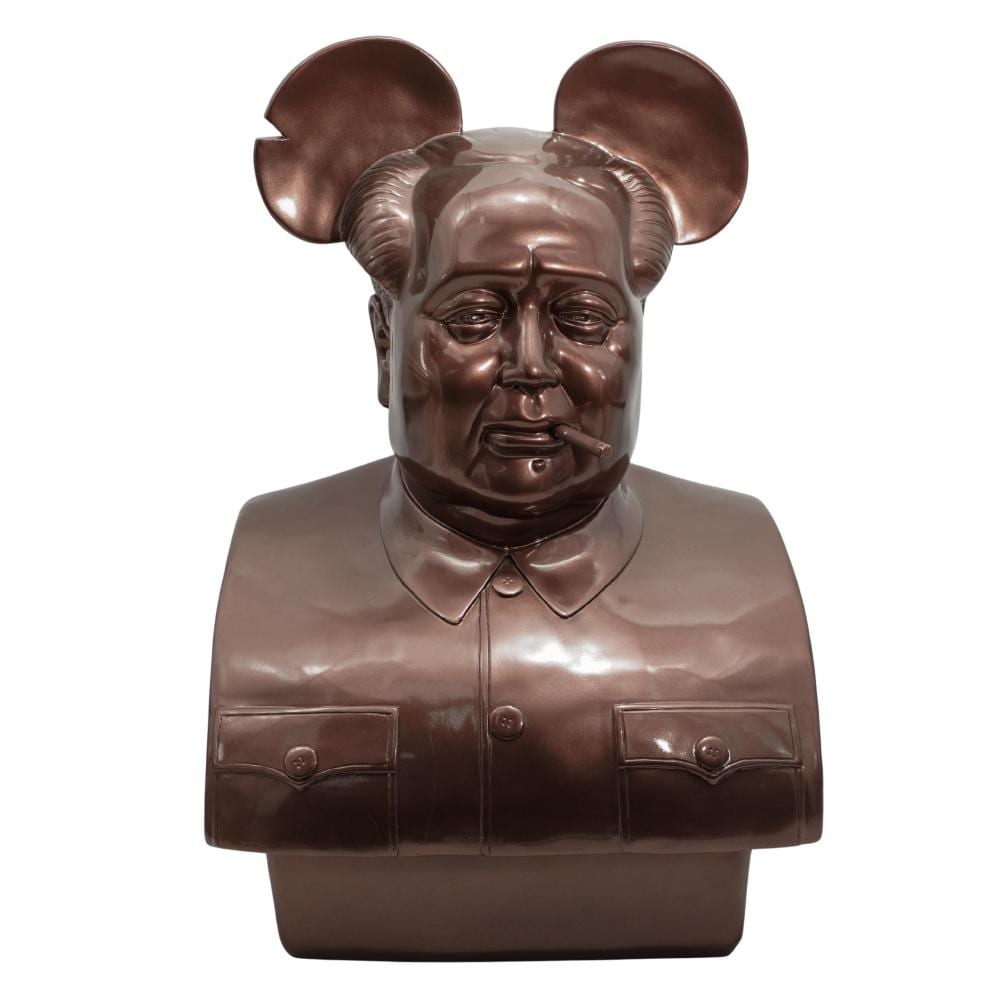 Frank Kozik comparable auction result: frank kozik spanish american 1962 2023 mickey mao cast fiberglass sculpture