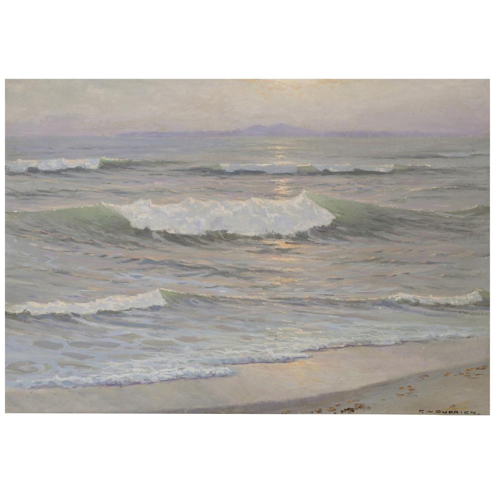 Frank William Cuprien comparable auction result: frank william cuprien 1871 1948 incoming tide 18 x 26 in