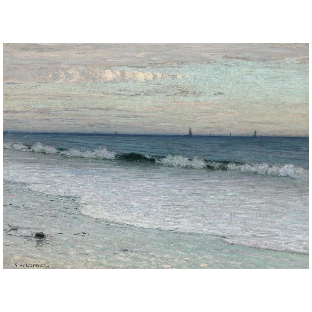 Frank William Cuprien comparable auction result: frank william cuprien 1871 1948 the shore at twilight 17 x 23 1 4 in