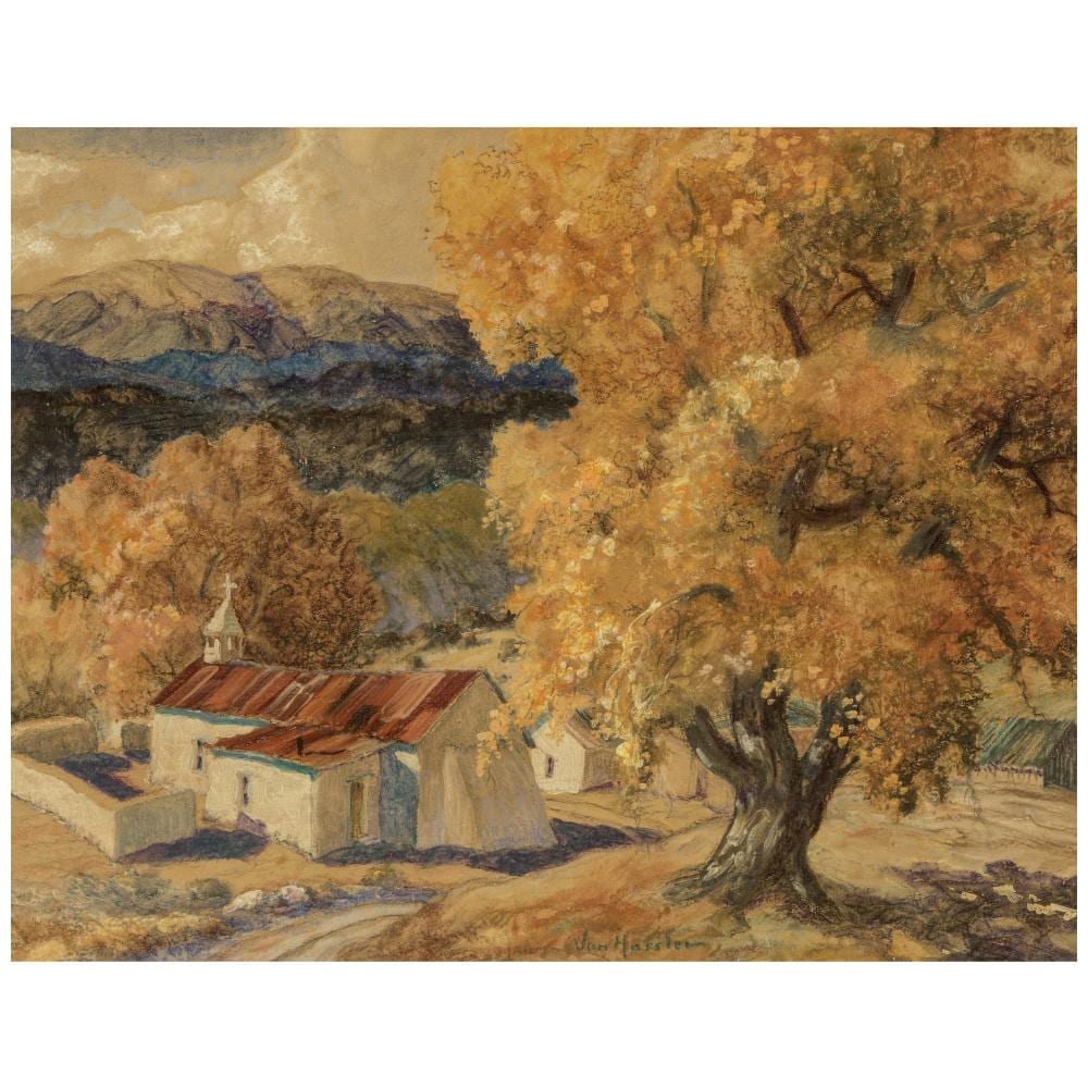 Carl Von Hassler comparable auction result: carl von hassler 1887 1969 autumn glory 21 3 4 x 27 3 4 in executed in 1939