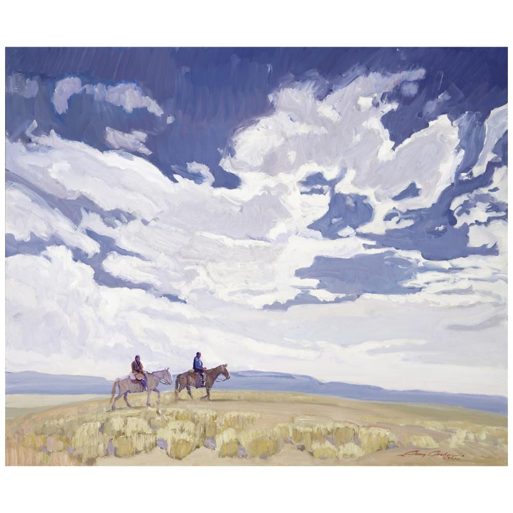 Jerry Jordan comparable auction result: jerry jordan born 1944 inner silence 30 x 36 in
