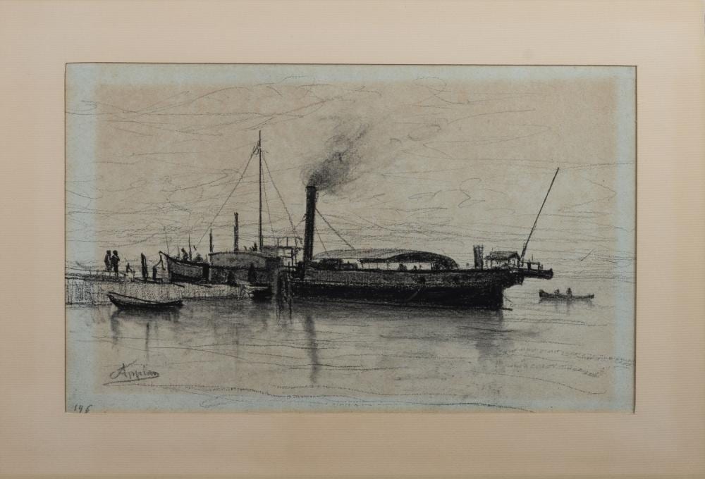 adolphe appian 1818 1898 vapeur quai · De Baecque & Associés · 2025-11-17 Adolphe Appian comparable auction result: adolphe appian 1818 1898 vapeur quai