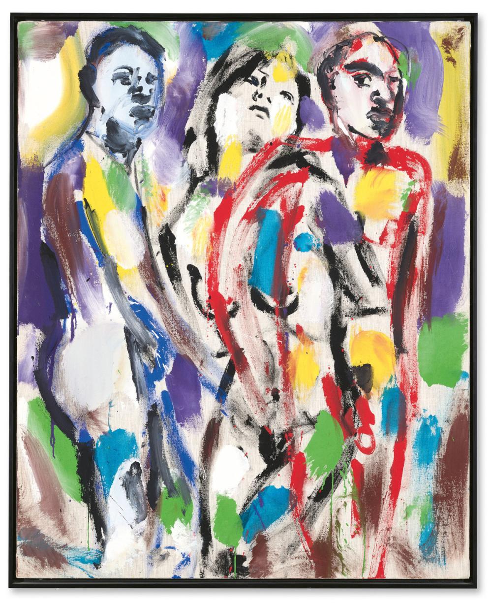 Luciano Castelli comparable auction result: luciano castelli 1951 femme avec deux hommes