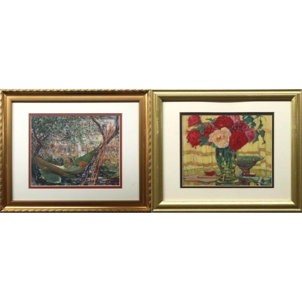 David Clayton Drum comparable auction result: david clayton drum canadian b 1944 summer idyl roses