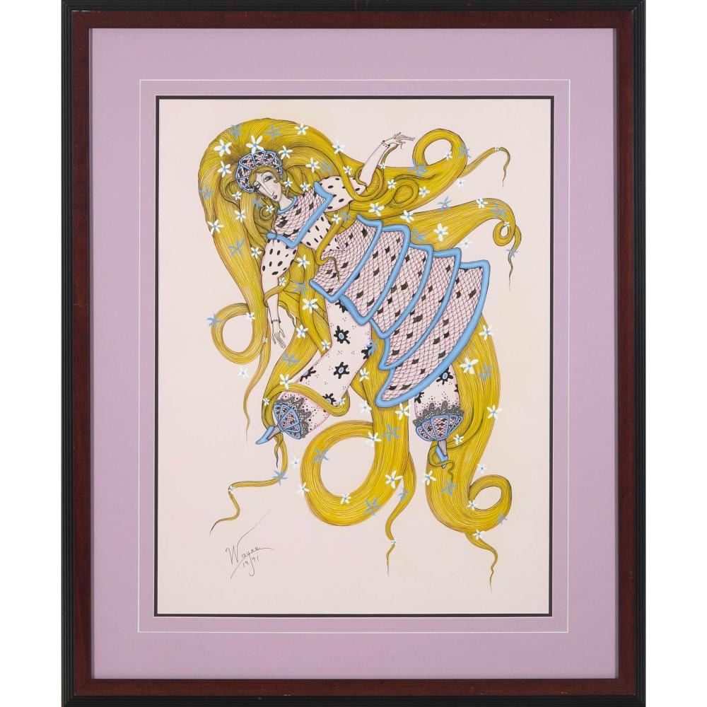 Toller Cranston comparable auction result: toller cranston canadian 1949 2015 untitled the dancer
