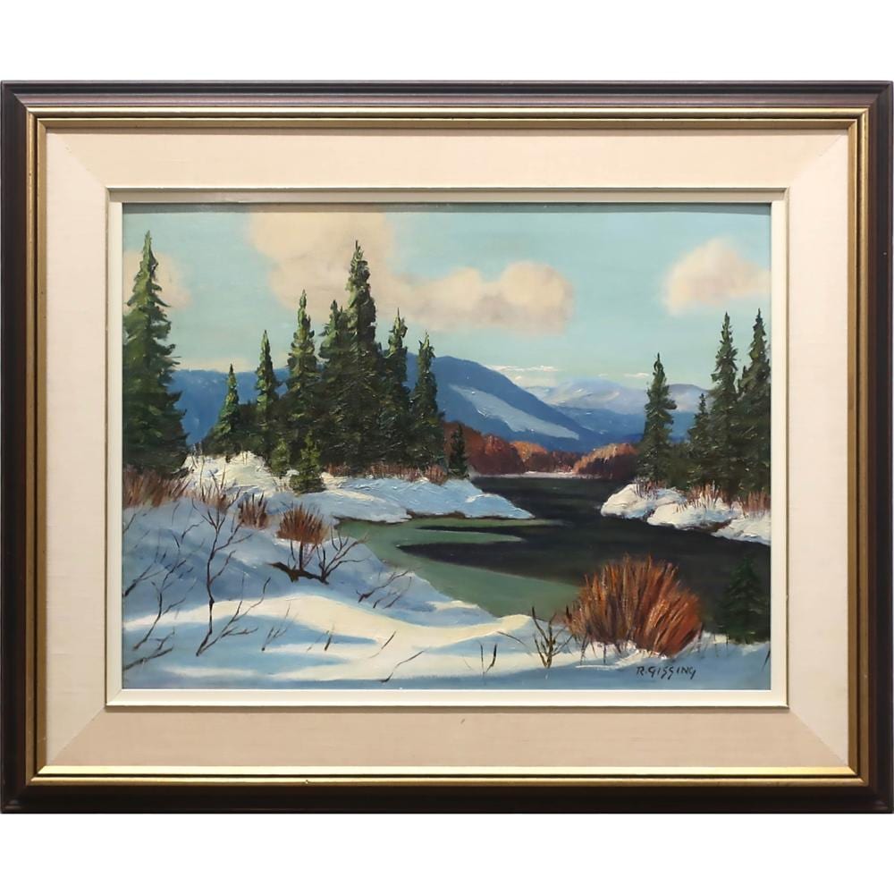 Roland Gissing comparable auction result: roland gissing canadian 1895 1967 untitled spring thaw